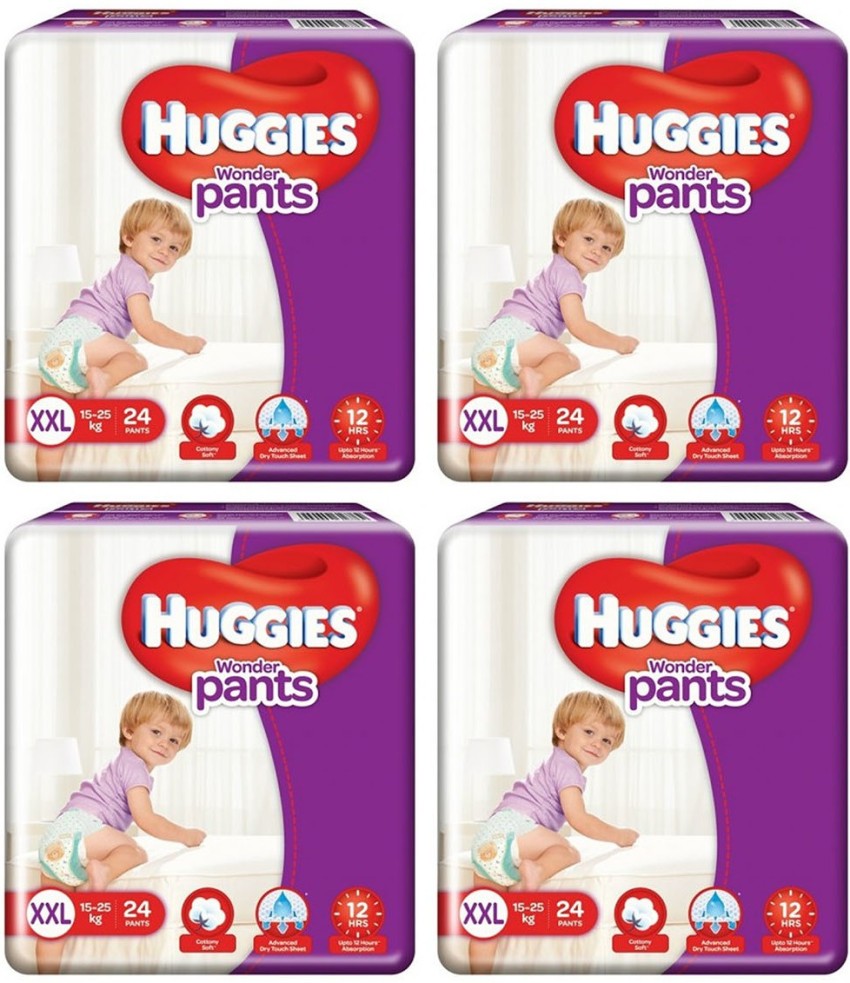 Huggies Wonder Pants Extra Large XL Size Baby Diaper Pants Monthly Pack  112 count  Dealsmagnetcom