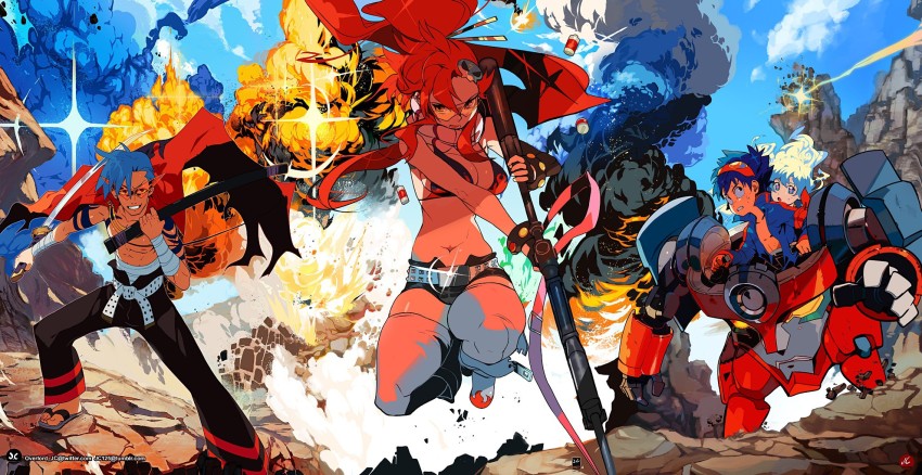 Gurren Lagann Wall Art for Sale