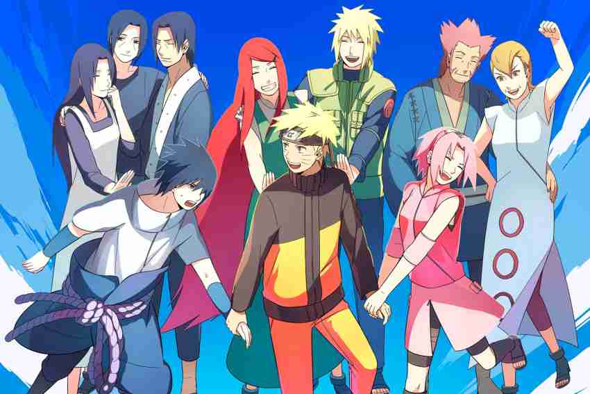 Naruto Uzumaki Sakura Haruno Minato Namikaze Sasuke Uchiha Gaara