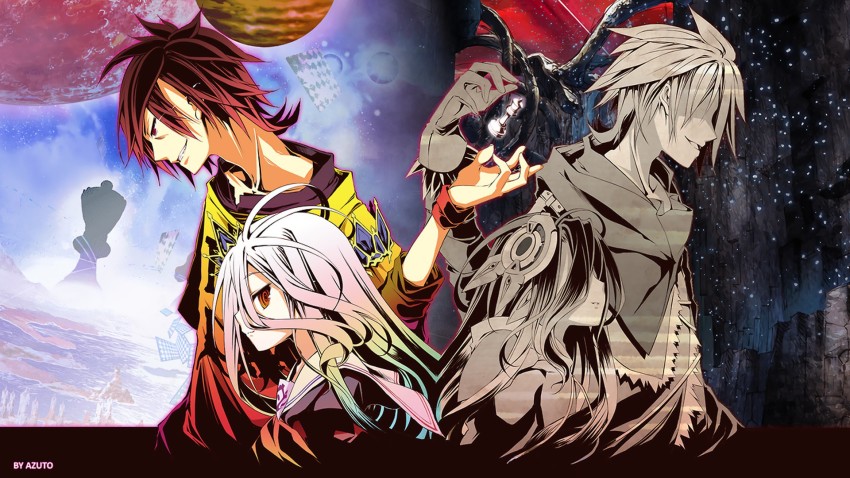 Anime No Game No Life Shiro No Game No Life Sora No Game No Life