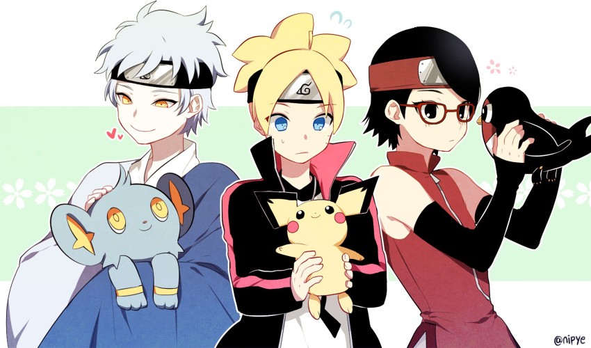 Athah Anime Boruto Sarada Uchiha Naruto Uzumaki 13*19 inches Wall