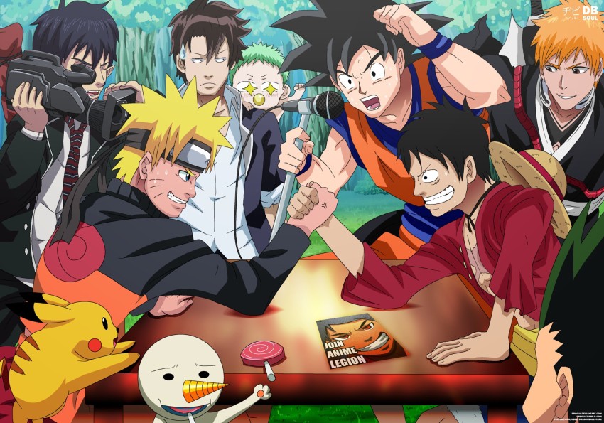 Naruto X One Piece  One piece crossover, Anime crossover, One piece anime