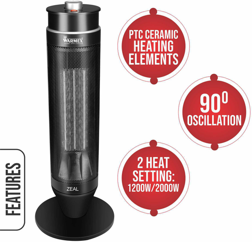 WARMEX Zeal Zeal Fan Room Heater Price in India - Buy WARMEX Zeal Zeal Fan  Room Heater online at Flipkart.com