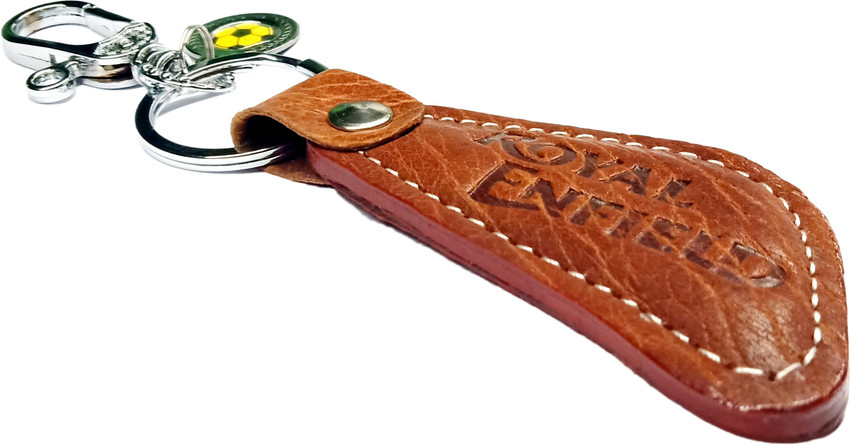 ROYAL ENFIELD Leather Keychain for Bike Key Chain Price in India