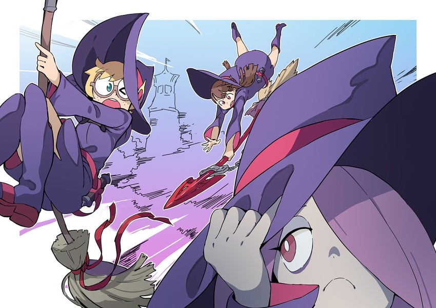 Athah Anime Little Witch Academia Atsuko Kagari Sucy Manbavaran Lotte  Yanson Professor Ursula 1319 inches Wall Poster Matte Finish Paper Print   Animation  Cartoons posters in India  Buy art film