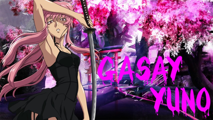 HD wallpaper anime Mirai Nikki anime girls Gasai Yuno yandere   Wallpaper Flare