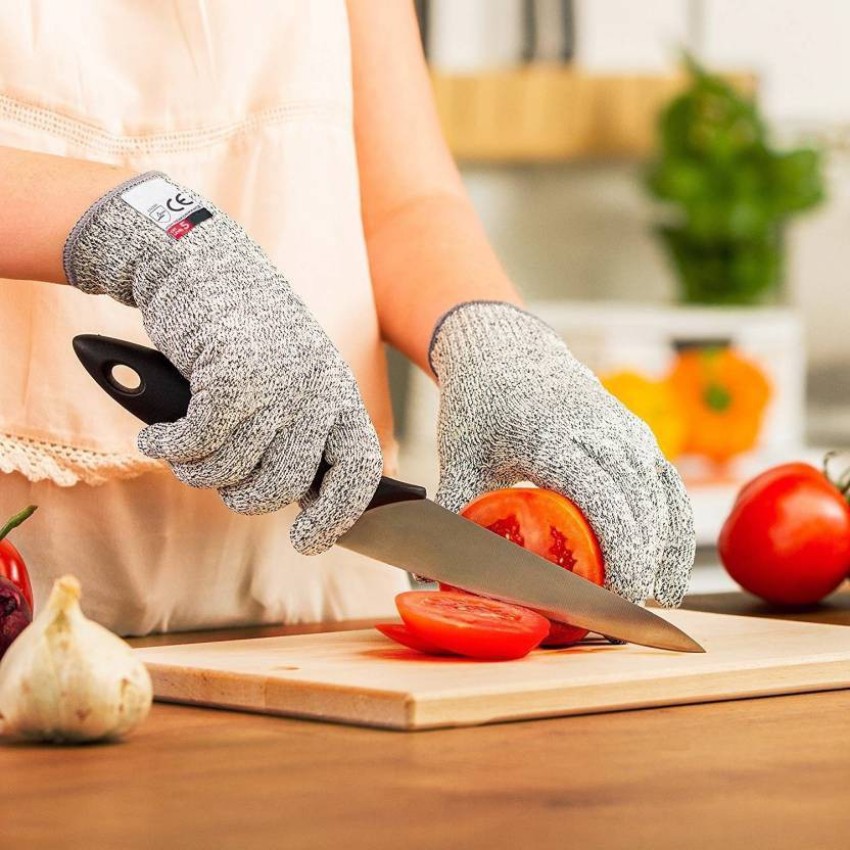 1 Pair Cut Resistant Gloves, Level 5 Protection, Safety Kitchen Cuts Gloves  For Oyster Shucking, Fish Fillet Processing, Mandolin Slicing, Meat Cutting,  Wood Carving And Gardening