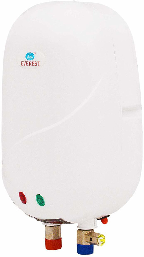 EVEREST 1 L Instant Water Geyser (E-Instant 1 Litre Instant Water Heater  Attach With Inlet and Outlet Pipe (White Colour), White) Price in India -  Buy EVEREST 1 L Instant Water Geyser (