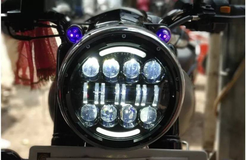 Royal enfield head light doom cheap price