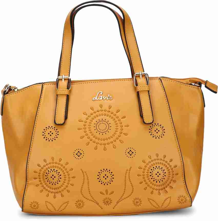 Buy LAVIE Women Yellow Hand held Bag OCHRE Online Best Price in