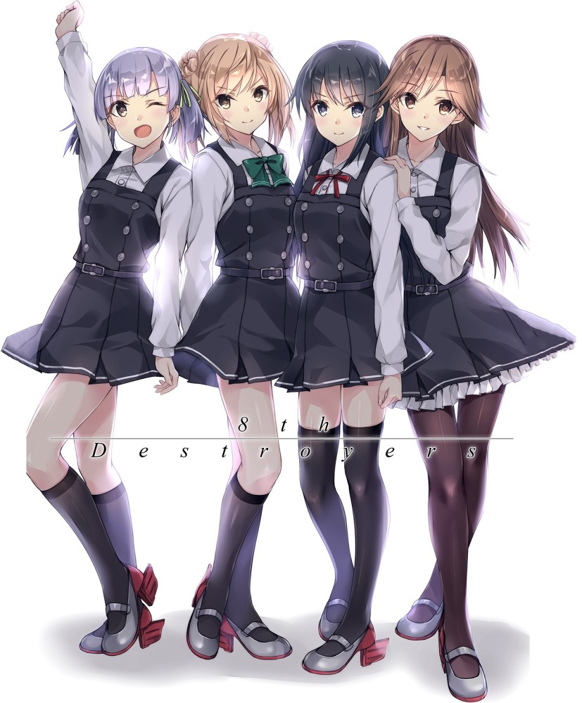 4 Anime Friends Girls