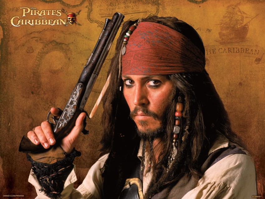 jack sparrow wallpaper on LARGE PRINT 36X24 INCHES Photographic
