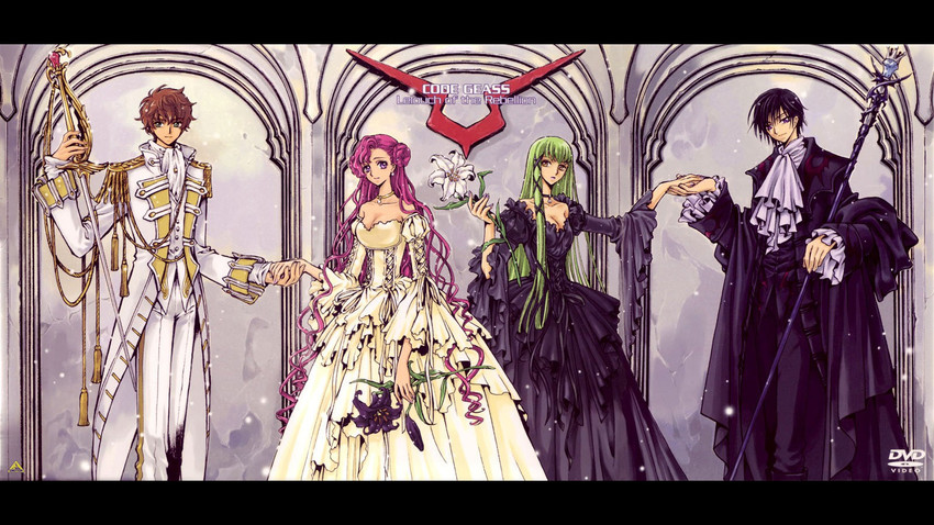 Lelouch Lamperouge Suzaku Kururugi C.C. Geass Anime, Anime