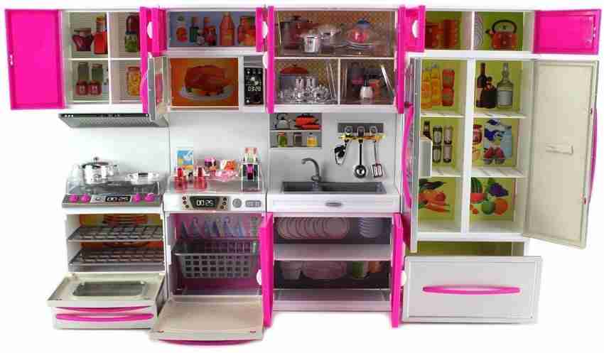 kinegic Pretty Girl Dream House Comfort Modern Kitchen Set for