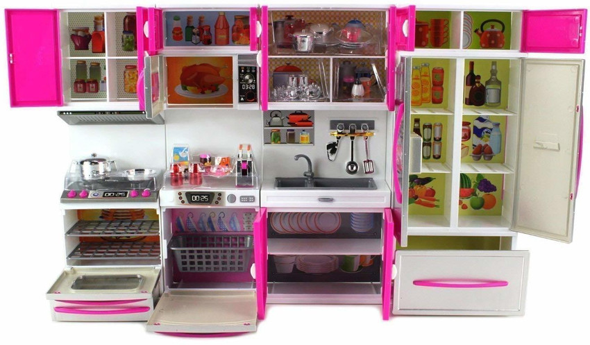 Barbie house kitchen set hot sale