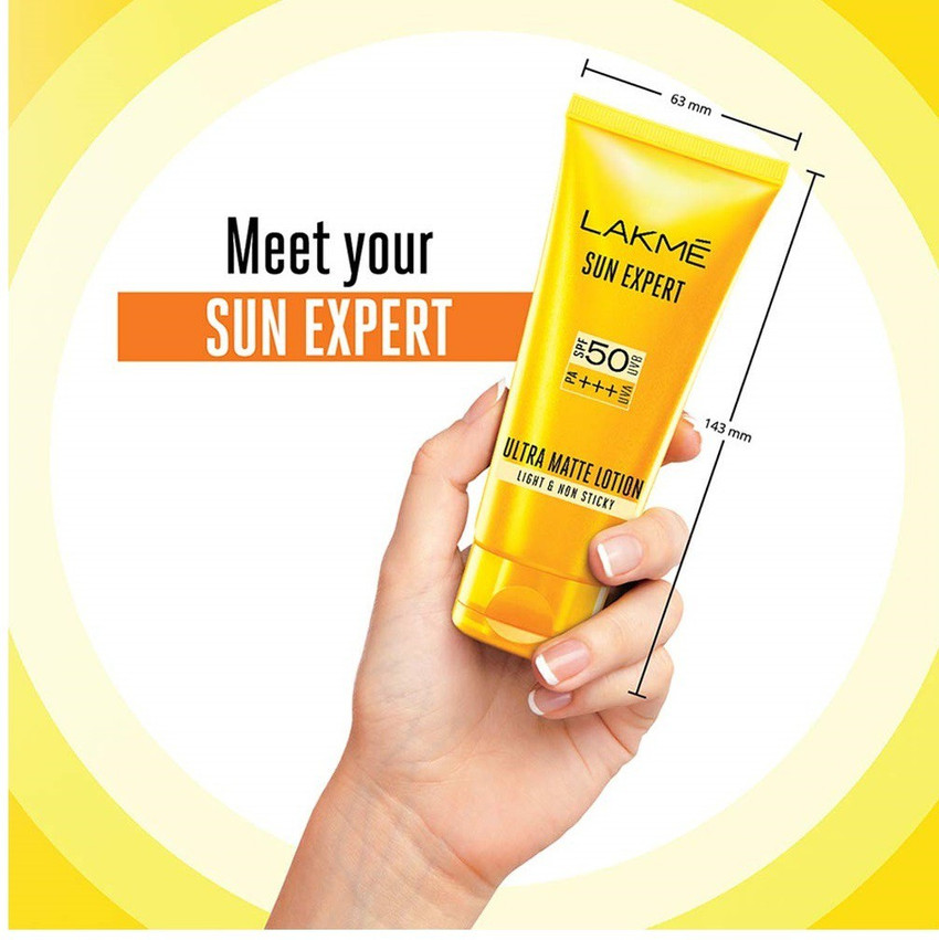 Lakm Sunscreen SPF 50 PA Sun Expert SPF 50 PA UA UB Ultra