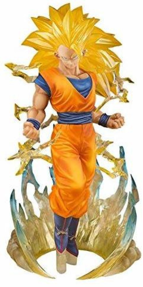 GOKU SUPER SAIYAN 3 WITH GOLDEN DRAGON ACTION FIGURE - DRAGON BALL