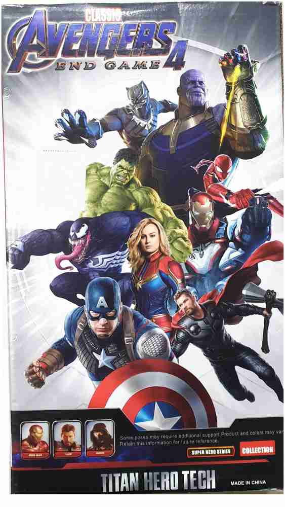 28-30cm Avengers Super Heros Spider-man Captain America Thanos