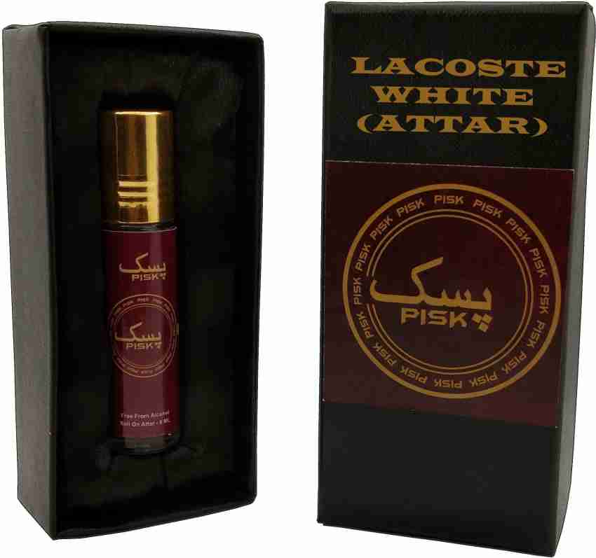 PISK LACOSTE WHITE PERFUME OIL FRAGRANCE OIL ATTAR 8ML Floral