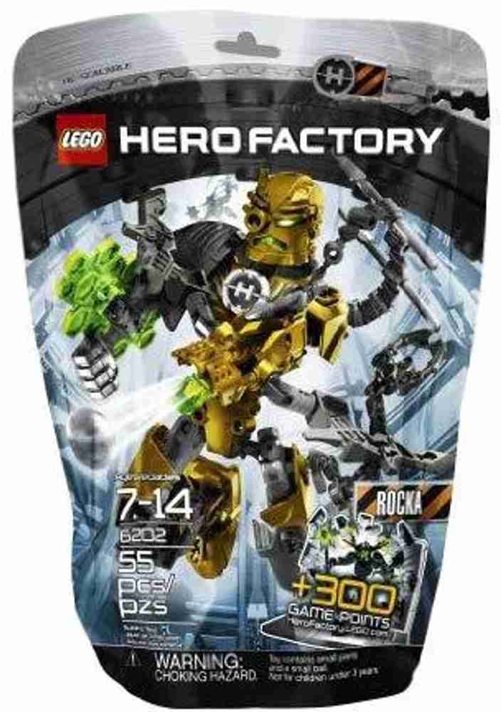LEGO Hero Factory Rocka 6202 Hero Factory Rocka 6202 Buy Building Blocks toys in India. shop for LEGO products in India. Flipkart