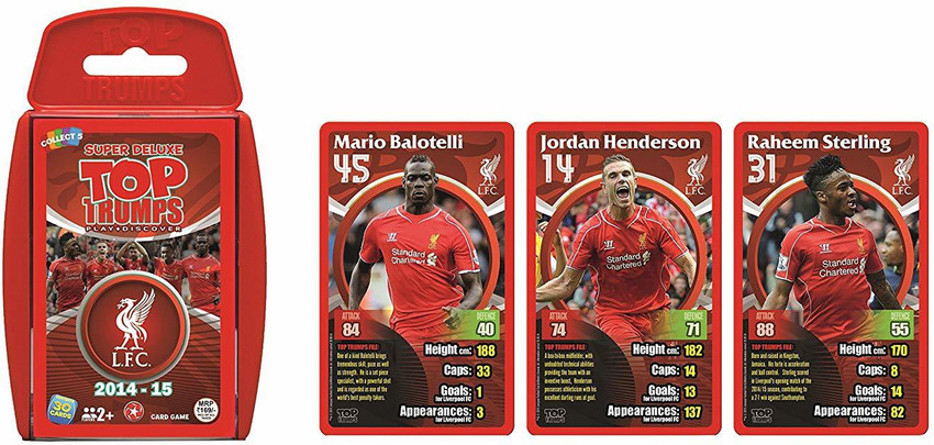 Liverpool top hot sale trumps 2019