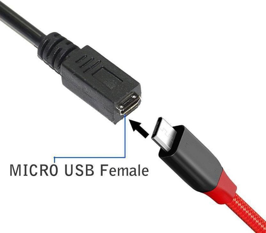 Rend median Turist Pitambara Micro USB Cable 0.07 m USB Type Female TO USB 2.0 Type-A Male  Connector Cable Adapter Converter OTG for Finger Print Scanners - Pitambara  : Flipkart.com