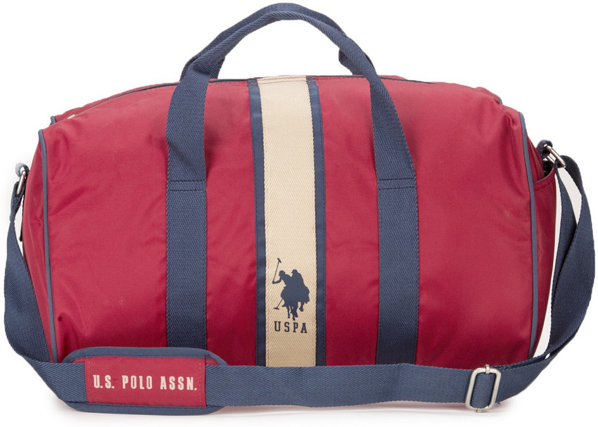 U.S. POLO ASSN. Contrast Trim Duffel Bag Duffel Without Wheels Red Price in India Flipkart