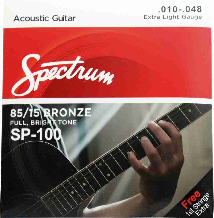 SPECTRUM Acoustic Combo of 10 Guitar String Price in India Buy