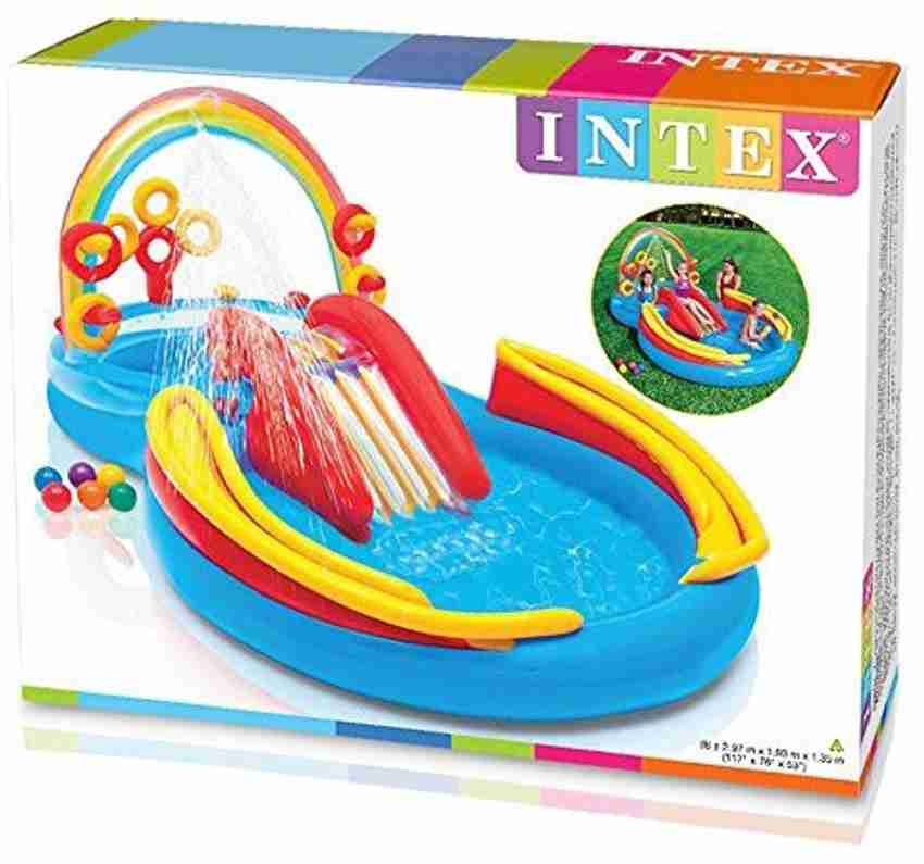 Rainbow ring inflatable play cheap center