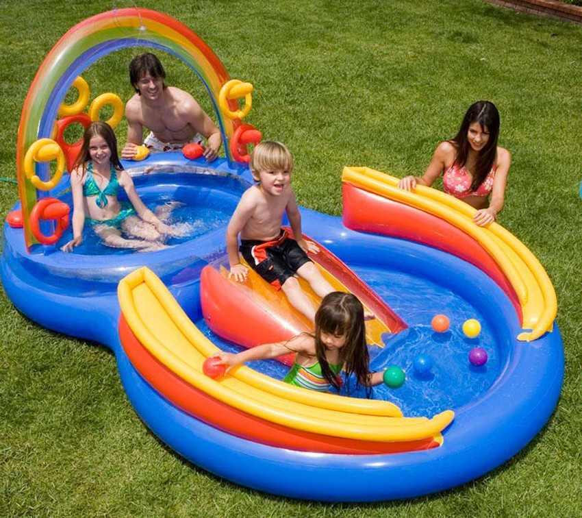 One ring clearance inflatable pool