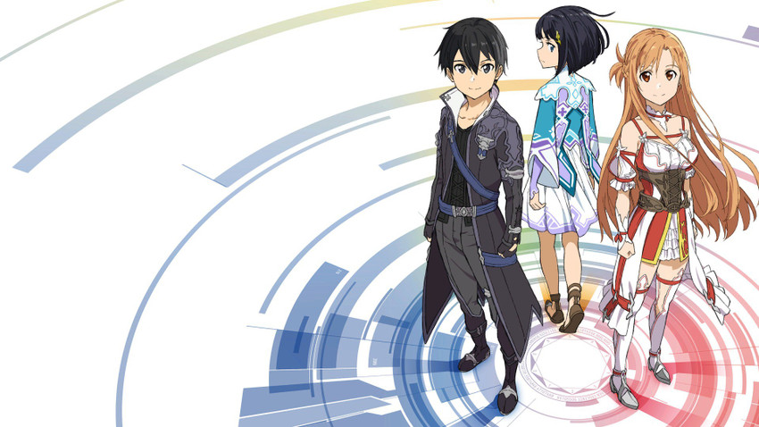 Athah Anime Sword Art Online Kazuto Kirigaya Kirito Asuna Yuuki Yui 13*19  inches Wall Poster Matte Finish Paper Print - Animation & Cartoons posters  in India - Buy art, film, design, movie