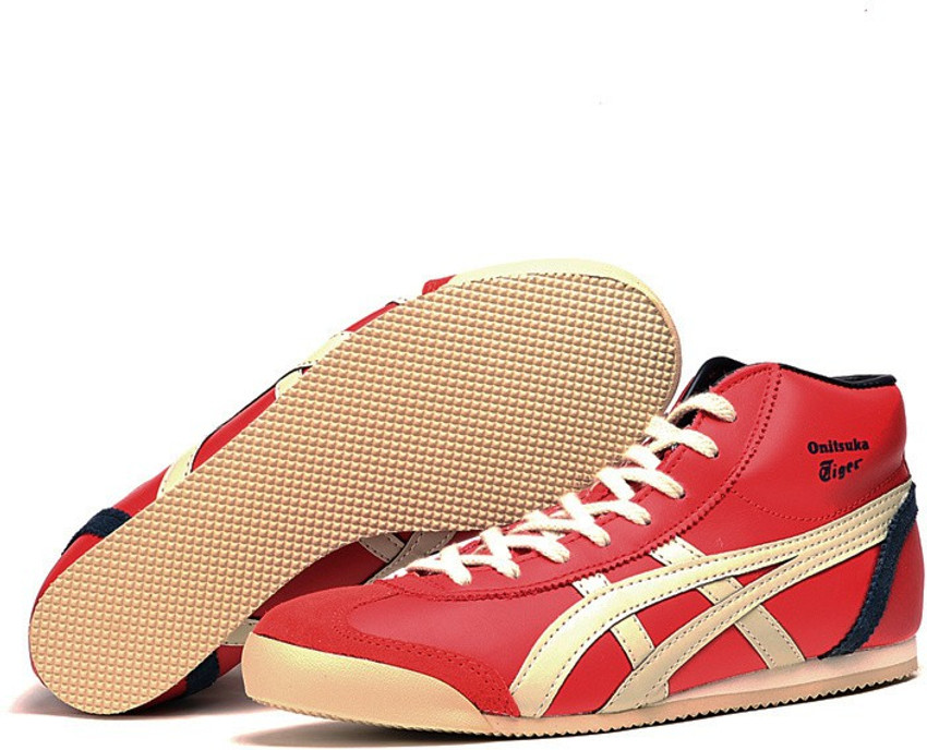 onitsuka Tiger Mexico 66 High Top Red Beige High Tops For Men Buy onitsuka Tiger Mexico 66 High Top Red Beige High Tops For Men Online at Best Price Shop