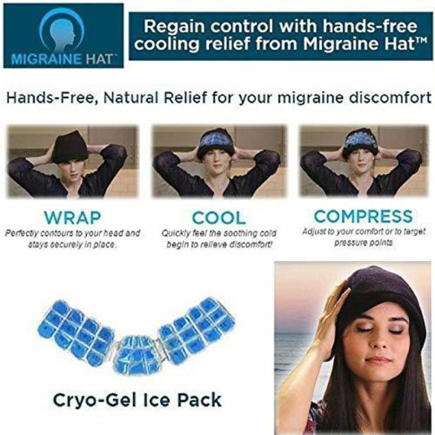 Sarveshver Migraine Relief Wearable Ice Hat to Headache Pain for Head Cold  Therapy Hot & Cold Pack Price in India - Buy Sarveshver Migraine Relief  Wearable Ice Hat to Headache Pain for