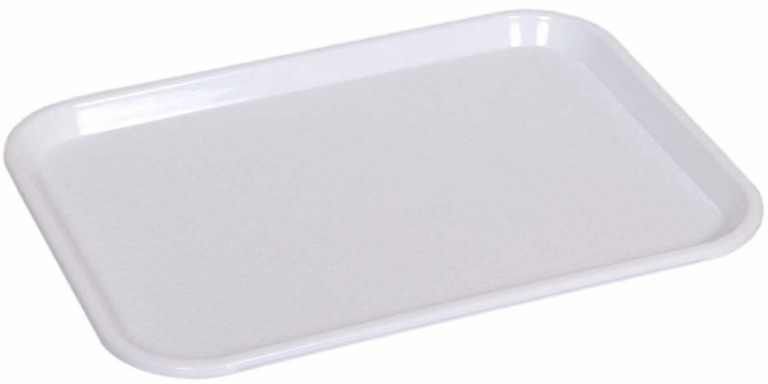 swift international Rectangular Plastic Serving Tray white Tray Price in  India - Buy swift international Rectangular Plastic Serving Tray white Tray  online at