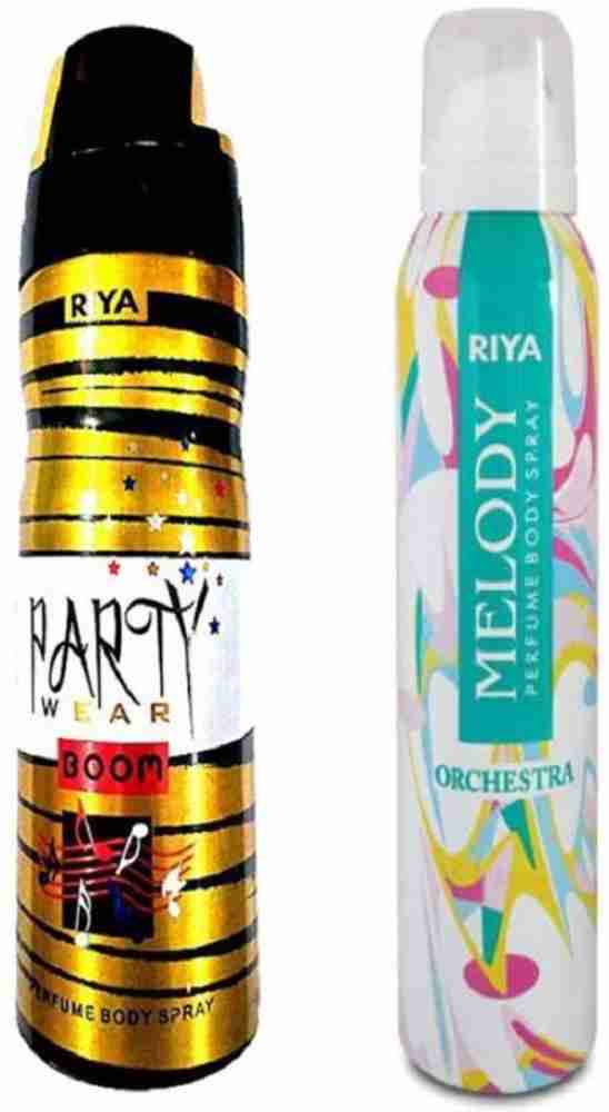 RIYA PARTY WEAR BOOM DEO 200 ML MELODY DEO 150 ML Deodorant