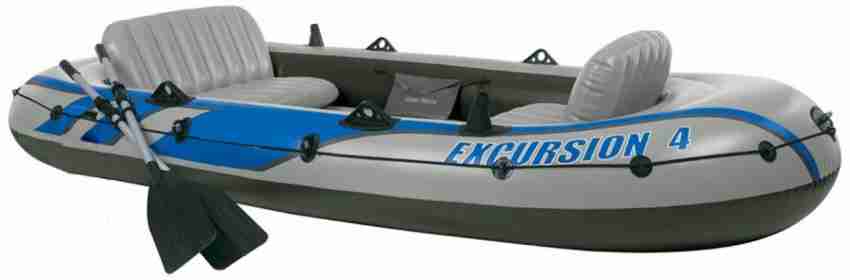 Buy Costway Inflatable Boat Fishing Excursion Water Boating Set w