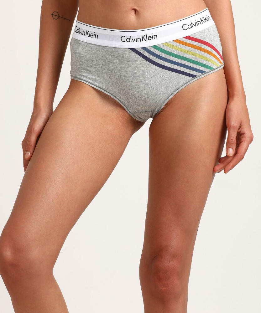 Calvin Klein Underwear Women Boy Short Grey Panty