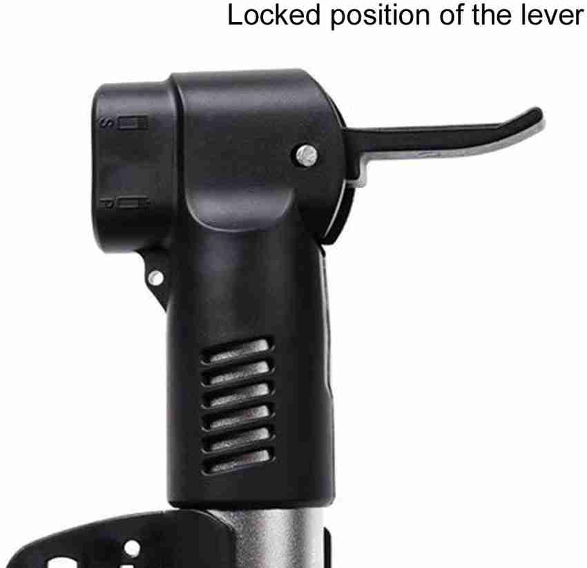 Schrader shop bike pump