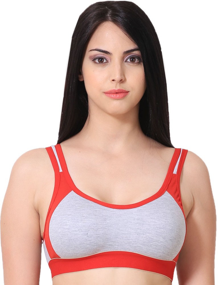 new blue eyes Women Sports Non Padded Bra - Buy new blue eyes