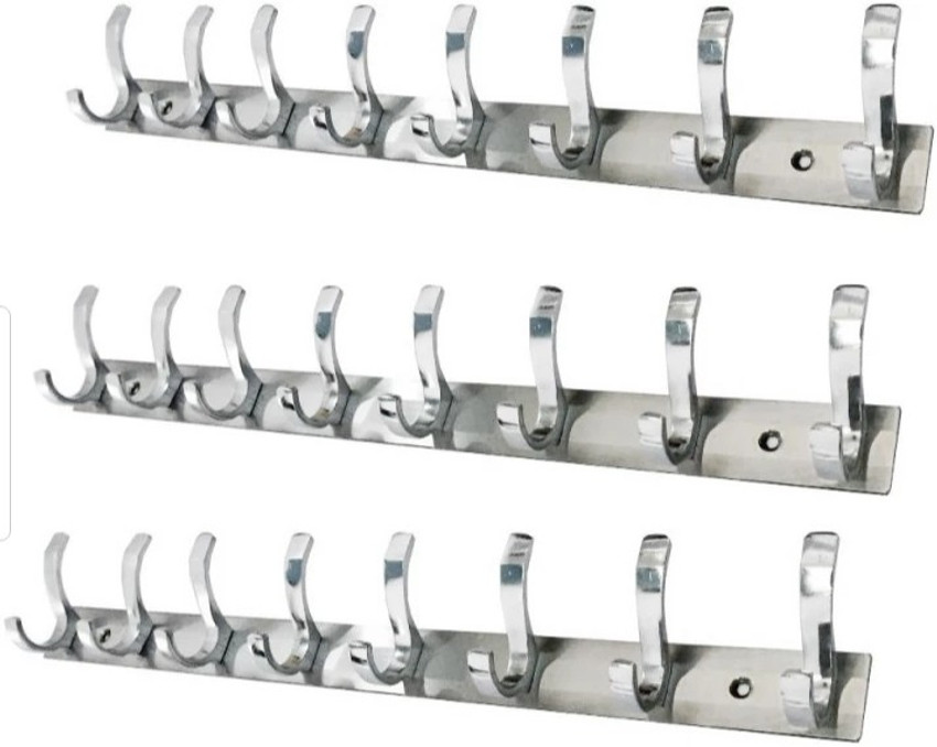 deeplax khunti wall hanger 8 hook set of 3 Swivel Hook 3 Price in India Buy deeplax khunti wall hanger 8 hook set of 3 Swivel Hook 3 online at Flipkart
