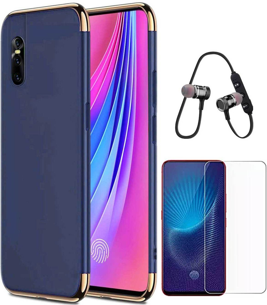 RRTBZ Cover Accessory Combo for Vivo V15 Pro with Bluetooth Headset Headphones and Tempered Screen Guard Price in India Buy RRTBZ Cover Accessory Combo for Vivo V15 Pro with Bluetooth Headset