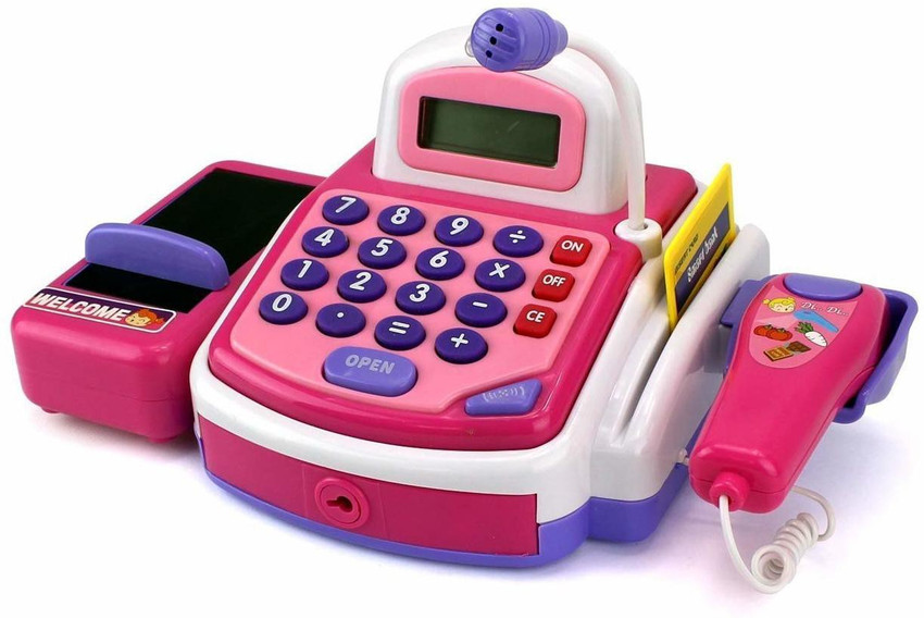 Pretend play electronic cash register on sale