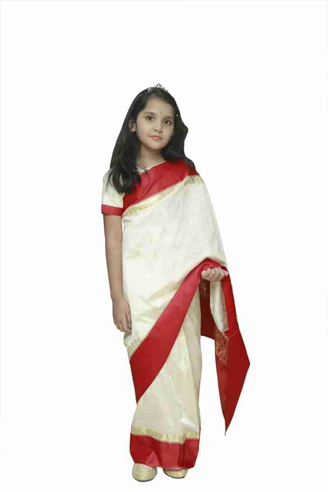 Onam saree for kids online