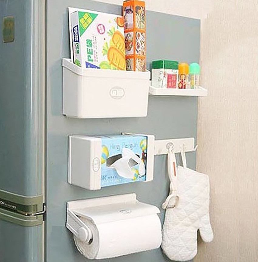 Handy Trendy Containers Kitchen Rack Plastic 5 in 1 Plastic Magnetic Set of Fridge Magnet Holder Price in India Buy Handy Trendy Containers Kitchen Rack Plastic 5 in 1 Plastic Magnetic