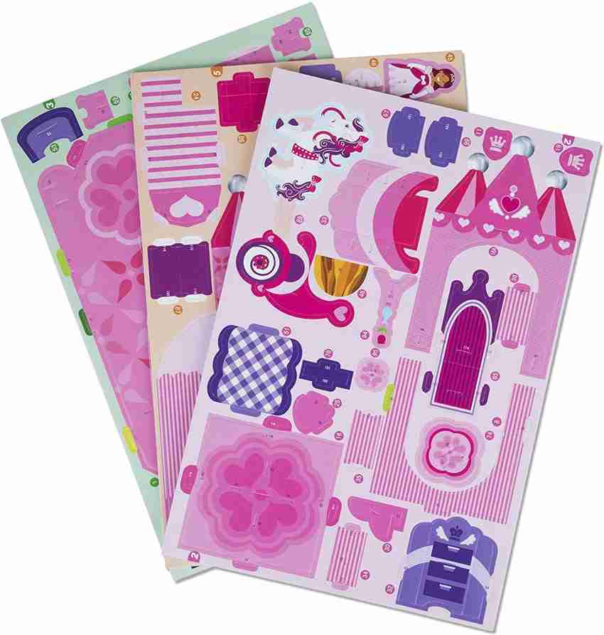 MELISSA AND DOUG Pink Palace 3D Puzzle Multi Color Pink Palace
