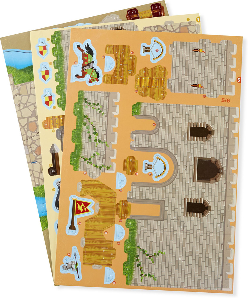 MELISSA AND DOUG Melissa Doug Medieval Castle 3D Puzzle Multi