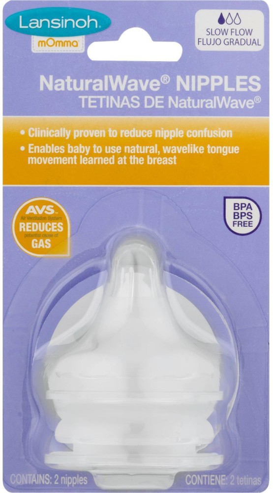 Nipples by Lansinoh, 2 pack Medium Flow