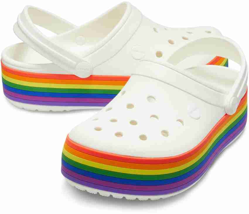 Pride hot sale crocs platform