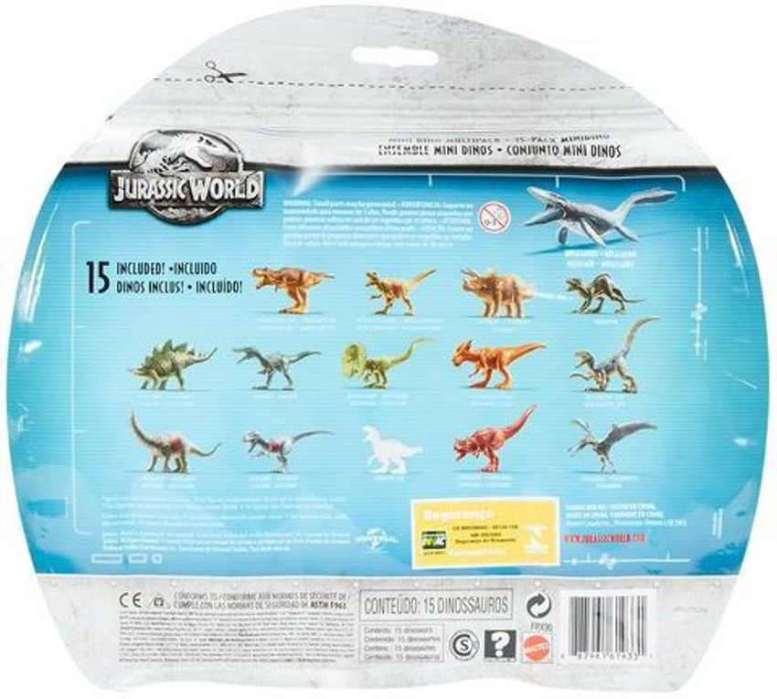 Jurassic world mini dino 15 pack discount