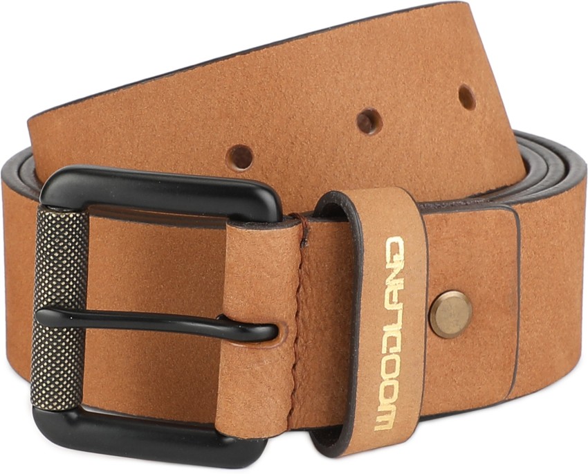 Woodland Tan Casual Leather Belt for Men